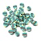 Handmade Polymer Clay Cabochons, Watermelon, Green, 4.5~7x4.5~7x0.2~1mm, about 20000pcs/500g