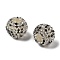 Sparkle Glass Rhinestone Round Beads, with Acrylic Inside, for Beadable Pens Jewelry Keychain Making, Black, 17.5x16mm, Hole: 2.5mm