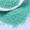 MIYUKI Delica Beads, Cylinder, Japanese Seed Beads, 11/0, (DB2122) Duracoat Dyed Opaque Catalina, 1.3x1.6mm, Hole: 0.8mm, about 10000pcs/bag, 50g/bag
