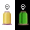 Translucent -Sensitive Polyester Thread, Yellow, 49x35mm