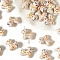 Handmade Porcelain Beads, Animals, Orange, Deer, 18x13mm