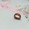 1Pc Acrylic Finger Rings for Women, Sienna, US Size 6(16.5mm)