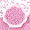 Opaque Acrylic Beads, Peanut, Pearl Pink, 6.5x4x3mm, Hole: 1.5mm, about 199pcs/10g