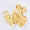 Transparent Acrylic Beads, Faceted, Cube, Light Khaki, 12x12x10mm, Hole: 1.5mm, about 510pcs/500g