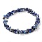Natural Lapis Lazuli Beads Strands, Rectangle, 2-Hole, 1.5~3x5.5x2.5mm, Hole: 0.9mm, about 151pcs/strand, 15.83 inch(40.2cm)