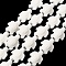 Synthetic Turquoise Beads Strands, Turtle, Dyed, White, 10~11x8~9x5mm, Hole: 1.5mm, about 37pcs/strand, 14.96''(38cm)
