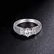 Shegrace 925 anillo de dedo de plata esterlina JR506A-2