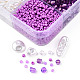 DIY 10 Style ABS & Acrylic Beads Jewelry Making Finding Kit DIY-N0012-05F-2