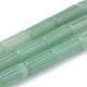 Natürlichen grünen Aventurin Perlen Stränge G-S341-01-1