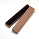 厚紙ジュエリーセットボックス  ブレスレットのための  ネックレス  長方形  ランダム単色またはランダム混色  21x4x2cm CBOX-R036-14E-3