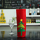 Weihnachtsweinflaschenabdeckungsbeuteldekoration AJEW-E030-H03-1
