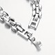 Brass Cubic Zirconia Link Chain Bracelets BJEW-F206-15P-3