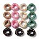 Colorful Dotted Nylon Elastic Hair Ties OHAR-D010-06-1