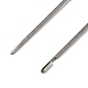 Perlennadeln aus Stahl mit Haken für Perlenspinner TOOL-C009-01A-05-3