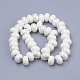 Perles en porcelaine manuelles X-PORC-Q219-15x9-F26-2