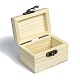 Unfertige Aufbewahrungsbox aus Holz CON-C008-03-4