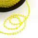 Ab-colore perline semi trasparente corde OCOR-R039-G05-2