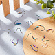 Arricraft 72 crochets de boucles d'oreilles en acier inoxydable STAS-AR0001-38-5
