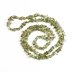 Copeaux d'apatite verte naturelle brins de perles G-D0002-A13-2