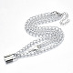 Zinc Alloy Double Layer Necklaces NJEW-N047-003-RS-4