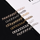 Pandahall 600pcs 6 Farbe Halskette Extender Halskette Armband Fußkettchen Verlängerungsketten für die Schmuckherstellung IFIN-PH0024-48-NF-7