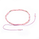 Adjustable Nylon Thread Braided Beads Bracelets BJEW-JB04374-03-3