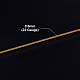 丸銅線  ワイヤーラップジュエリー作り用  アンティークブロンズ  23ゲージ  0.6mm  約164.04フィート（50m）/ロール CWIR-BC0006-02A-AB-3