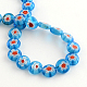 Handmade Millefiori Glass Beads Strands LK-R004-02E-2