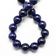 Dyed Natural Lapis Lazuli Bead Strands G-R173-10mm-01-2