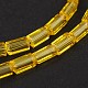 Faceted Rectangle Glass Beads Strands GLAA-J065-A19-1