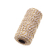 工芸品の編み物用の綿糸  小麦  2mm  約109.36ヤード（100m）/ロール KNIT-PW0001-02G-1