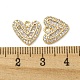 Brass Micro Pave Cubic Zirconia Pendants KK-H460-48G-3