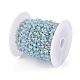 Chaînes de perles en verre manuels KK-I647-15F-3