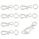 925 Sterling Silber Haken Verschlüsse&nbsp;STER-PH0002-07-1