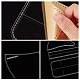 Wadorn 4pcs ショルダーバッグ アクリル テンプレート セット  バッグ用の革模様テンプレートクリアアクリルレザーテンプレートステンシル diy ハンドバッグ作成ステンシルレザークラフトキルティング縫製ツール金型 TOOL-WH0136-47-2