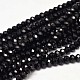 Faceted Rondelle Glass Beads Strands GLAA-I033-6mm-19-1