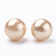 Eco-Friendly Plastic Imitation Pearl Beads MACR-S277-2mm-C13-3