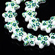 Handmade Porcelain Ceramic Beads Strands PORC-S502-037G-3