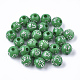 Perles acryliques plaquées PACR-Q113-10H-1