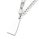 304 Stainless Steel Paperclip Chains & Cable Chain Jewelry Sets SJEW-K153-52P-3