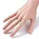 Natural Green Aventurine Wire Wrapped Finger Ring RJEW-TA00022-03-2