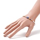 Elastisches Armband aus Fimo mit bösem Blick und Glassamenperlen für Frauen BJEW-JB08617-3