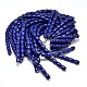 Barrel Lapis Lazuli Beads Strands G-N0140-01-12x16mm-2