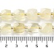Limone naturale perle di quarzo fili G-B065-A10-5