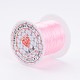 Pearl Pink Stretch Elastic Beading Wire String X-EW-S002-20-2