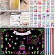 Beadthoven Drawing Painting Stencils Templates with Watercolor Pen DIY-BT0001-10-6