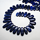 Lazuli colgantes de piedras preciosas naturales lapis gradual hebras de abalorios G-F129-A-02-2