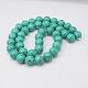Chapelets de perles en turquoise synthétique TURQ-H038-6mm-XXS11-1