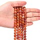 Natural Fire Crackle Agate Beads Strands X-G-G212-8mm-10-4