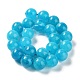Dyed Natural Malaysia Jade Beads Strands G-G021-02B-02-3